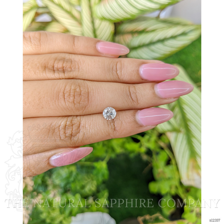 1.01 Ct. White Sapphire from Ceylon (Sri Lanka)