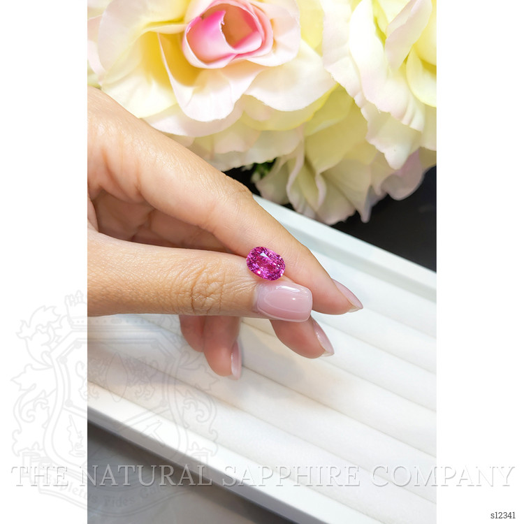 4.28 Ct. Pink Sapphire from Ceylon (Sri Lanka)
