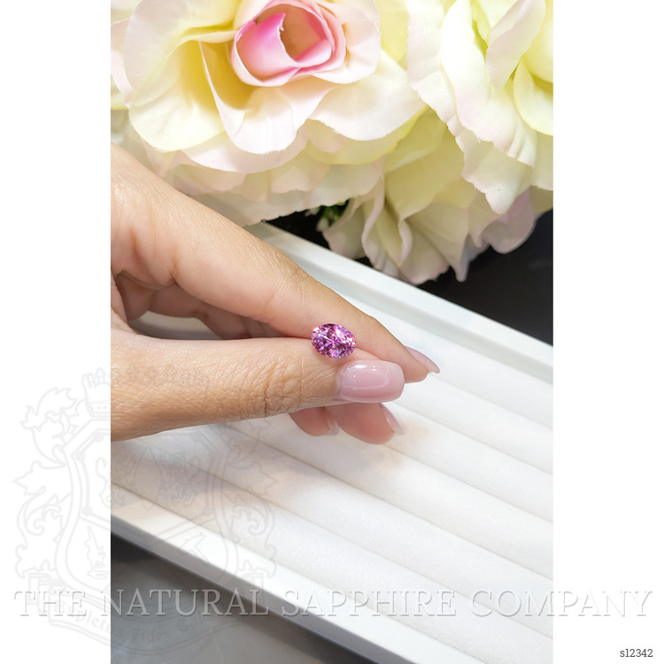 4.64 Ct. Pinkish Purple Sapphire from Ceylon (Sri Lanka)