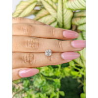 1.17 Ct. White Sapphire from Ceylon (Sri Lanka) Life Style