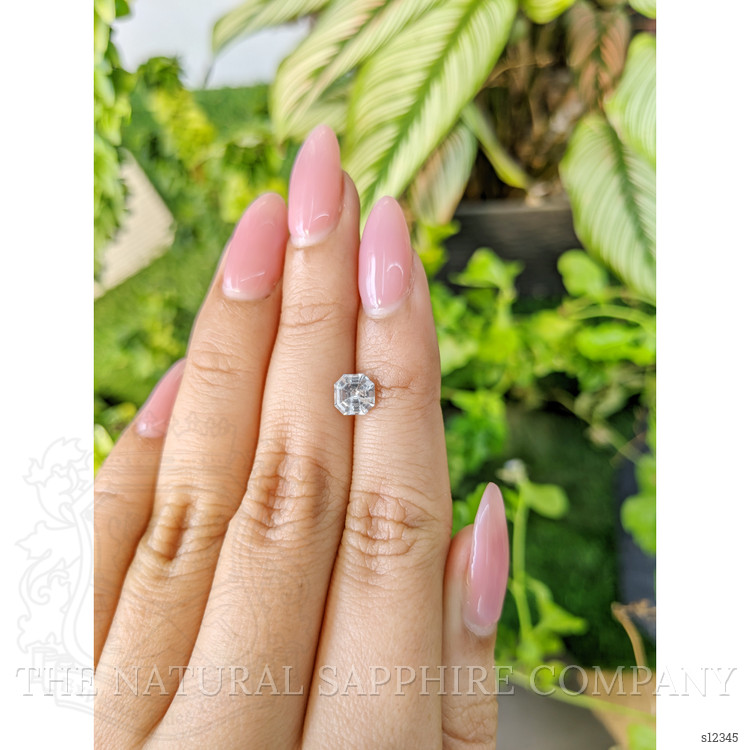 1.19 Ct. White Sapphire from Ceylon (Sri Lanka)