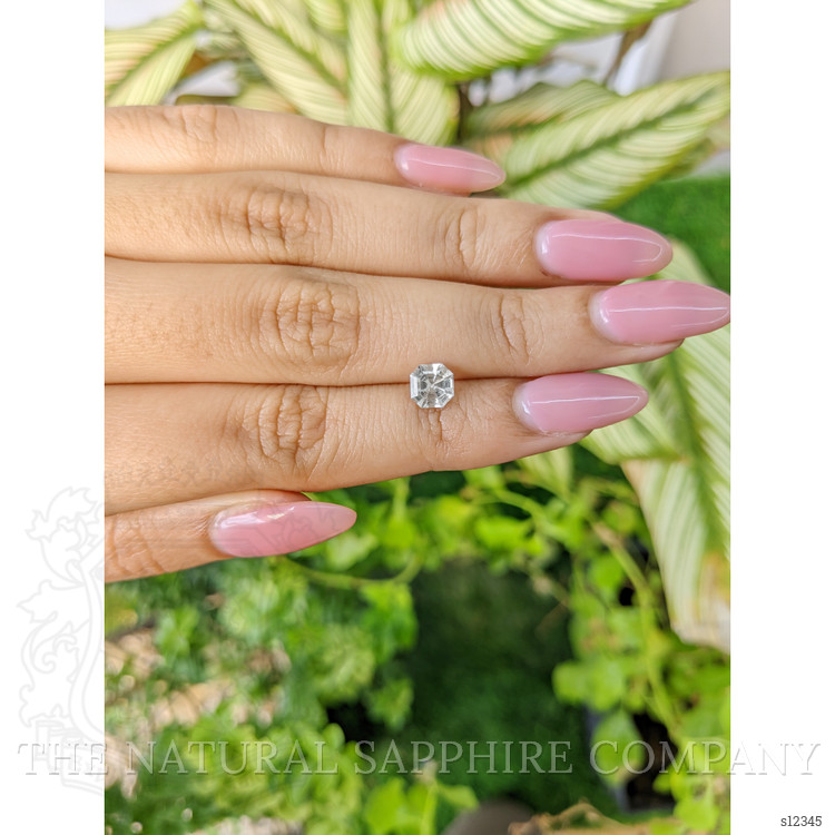 1.19 Ct. White Sapphire from Ceylon (Sri Lanka)