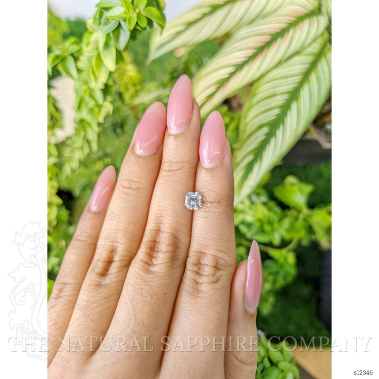 0.92 Ct. White Sapphire from Ceylon (Sri Lanka)