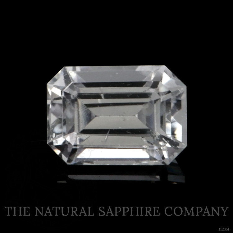 1.38 Ct. White Sapphire from Ceylon (Sri Lanka)