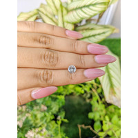 1.13 Ct. White Sapphire from Ceylon (Sri Lanka) Life Style