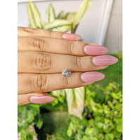 0.98 Ct. White Sapphire from Ceylon (Sri Lanka) Life Style