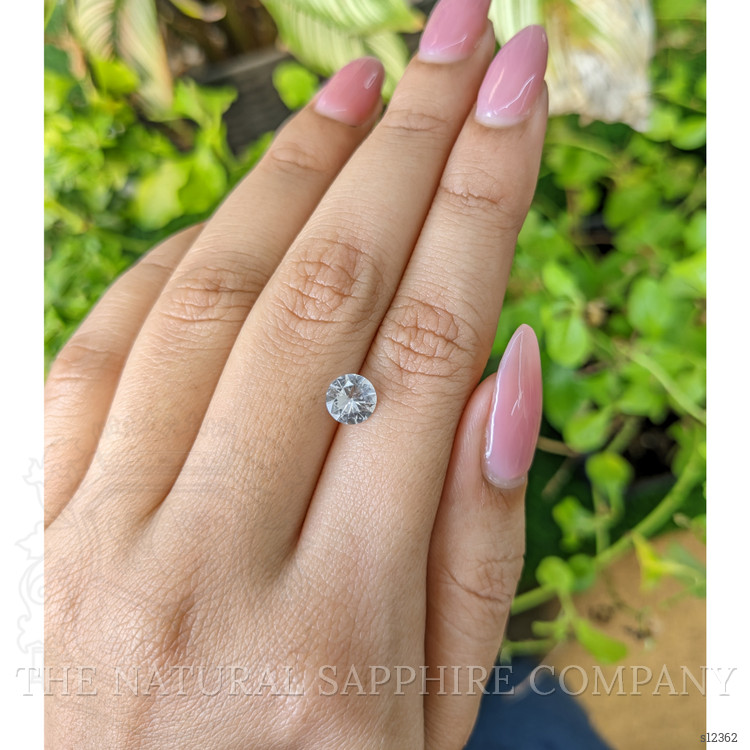 0.98 Ct. White Sapphire from Ceylon (Sri Lanka)