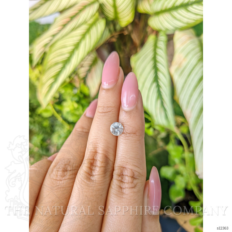 1.09 Ct. White Sapphire from Ceylon (Sri Lanka)