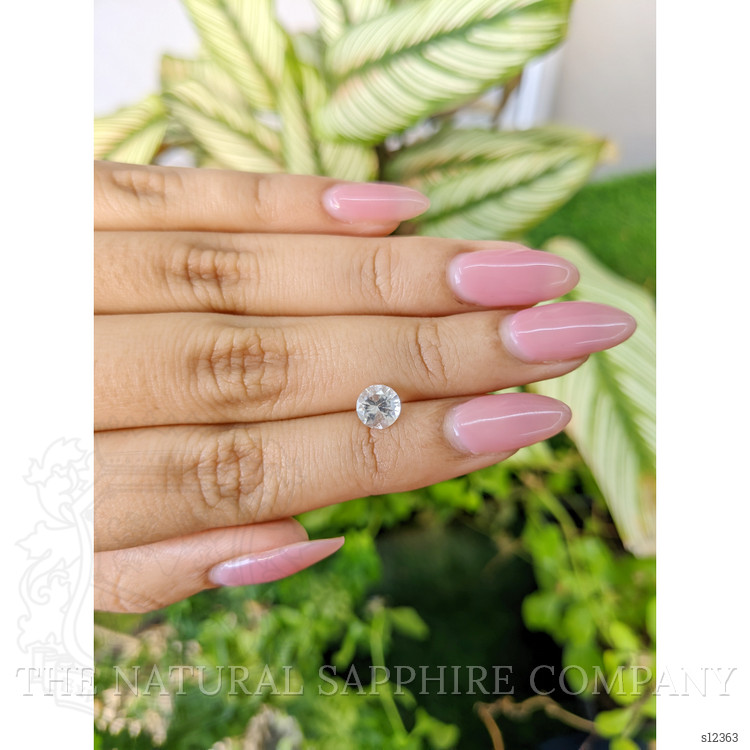 1.09 Ct. White Sapphire from Ceylon (Sri Lanka)