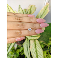 1.22 Ct. White Sapphire from Ceylon (Sri Lanka) Life Style