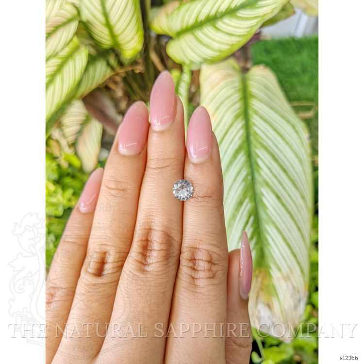 1.01 Ct. White Sapphire from Ceylon (Sri Lanka)