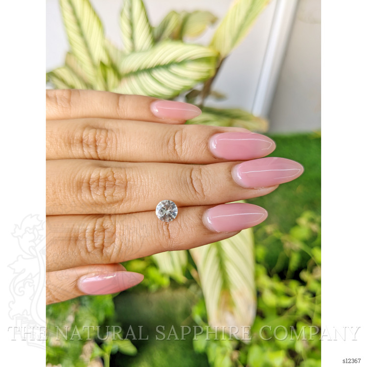 1.07 Ct. White Sapphire from Ceylon (Sri Lanka)