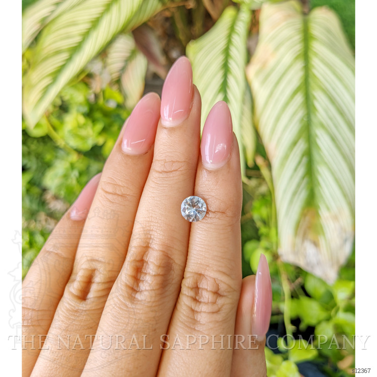 1.07 Ct. White Sapphire from Ceylon (Sri Lanka)