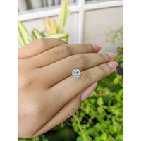 1.53 Ct. White Sapphire from Ceylon (Sri Lanka) Life Style