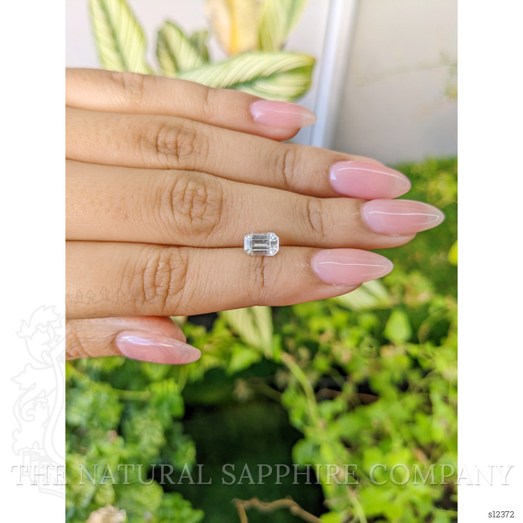 1.48 Ct. White Sapphire from Ceylon (Sri Lanka)