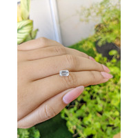 1.48 Ct. White Sapphire from Ceylon (Sri Lanka) Life Style