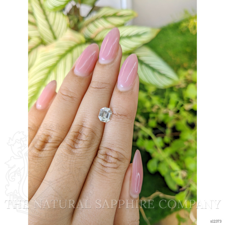 1.26 Ct. White Sapphire from Ceylon (Sri Lanka)