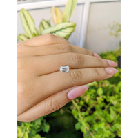 1.67 Ct. White Sapphire from Ceylon (Sri Lanka) Life Style