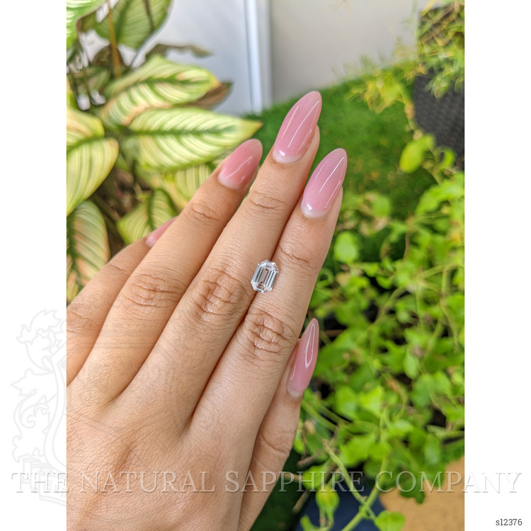 1.43 Ct. White Sapphire from Ceylon (Sri Lanka)