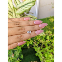 1.43 Ct. White Sapphire from Ceylon (Sri Lanka) Life Style