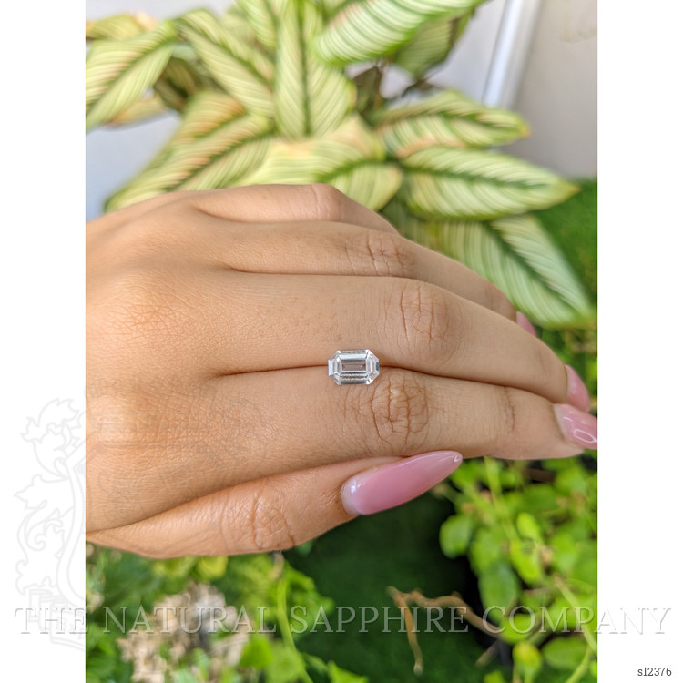 1.43 Ct. White Sapphire from Ceylon (Sri Lanka)