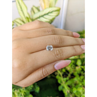 1.77 Ct. White Sapphire from Ceylon (Sri Lanka) Life Style