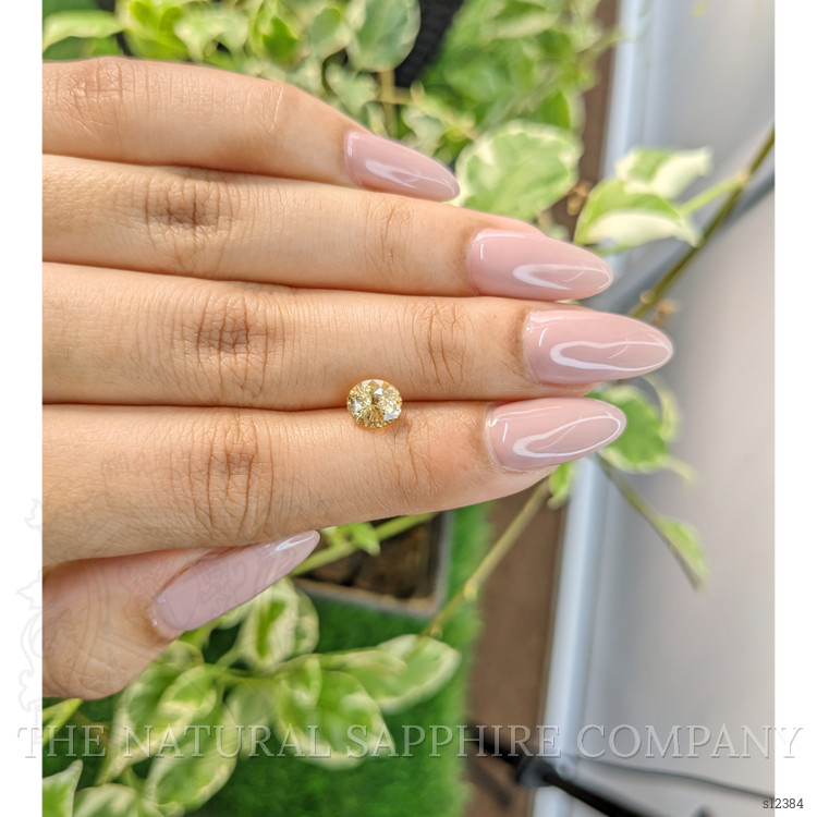 1.48 Ct. Peach Sapphire from Ceylon (Sri Lanka)