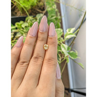 1.48 Ct. Peach Sapphire from Ceylon (Sri Lanka) Life Style