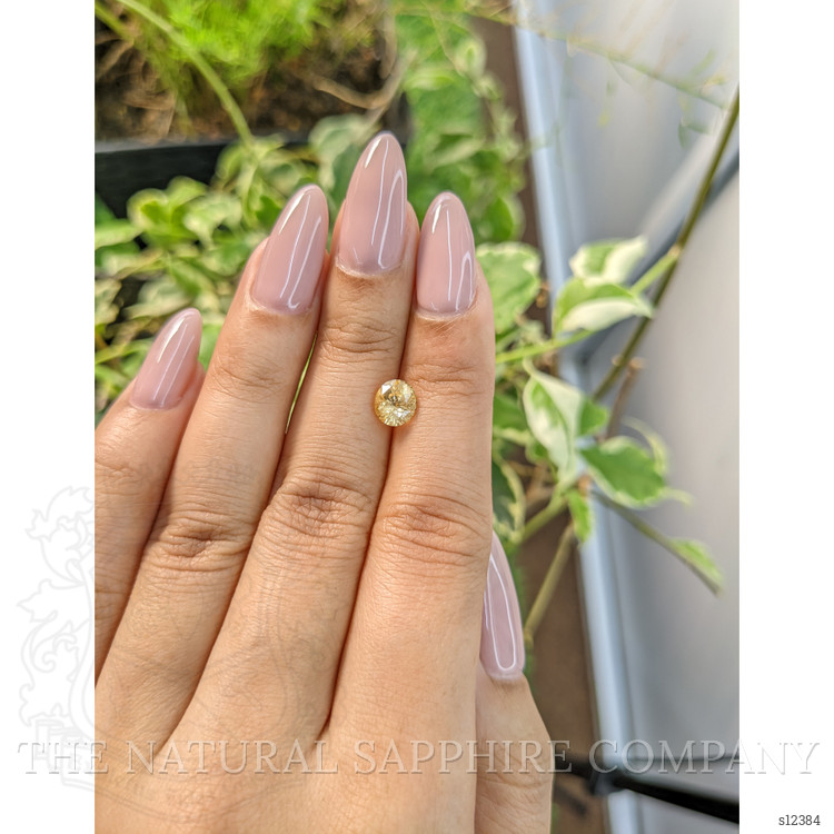 1.48 Ct. Peach Sapphire from Ceylon (Sri Lanka)