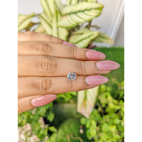 1.53 Ct. White Sapphire from Ceylon (Sri Lanka) Life Style