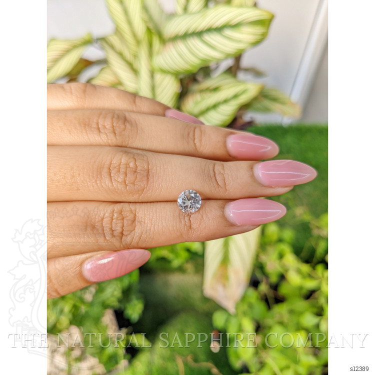 1.53 Ct. White Sapphire from Ceylon (Sri Lanka)