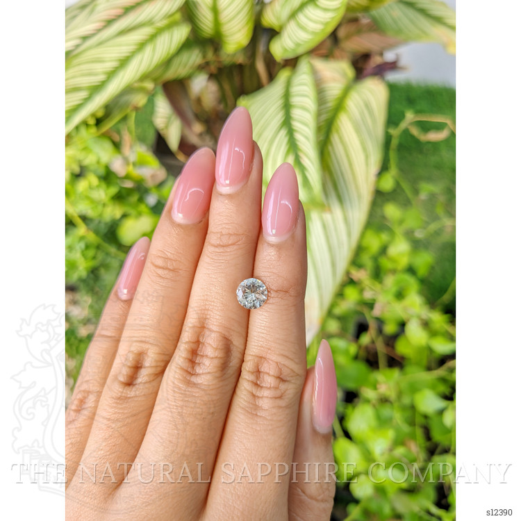 1.48 Ct. White Sapphire from Ceylon (Sri Lanka)