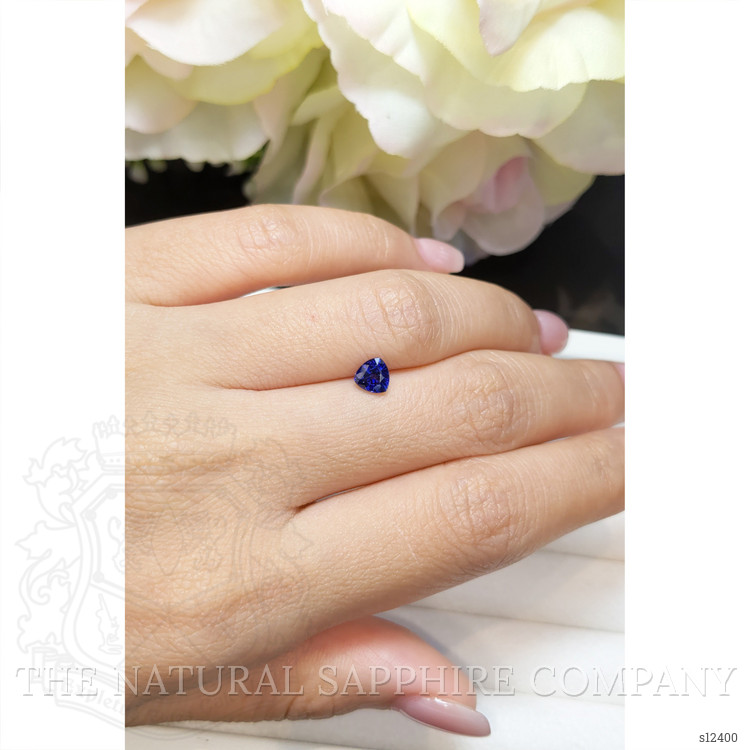 0.76 Ct. Blue Sapphire from Ceylon (Sri Lanka)