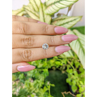 1.36 Ct. White Sapphire from Ceylon (Sri Lanka) Life Style