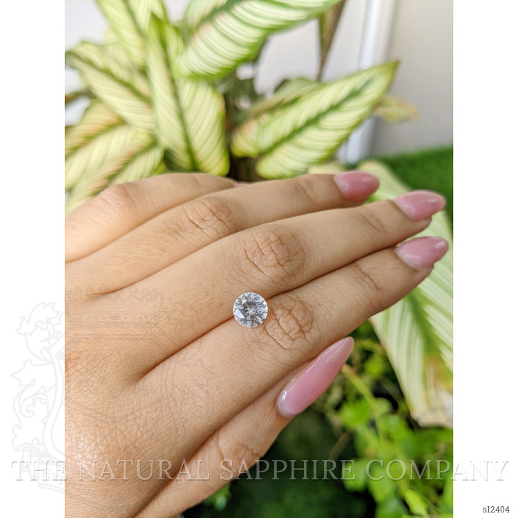 1.46 Ct. White Sapphire from Ceylon (Sri Lanka)