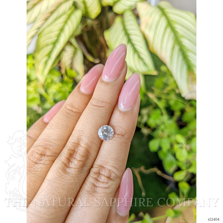 1.46 Ct. White Sapphire from Ceylon (Sri Lanka)