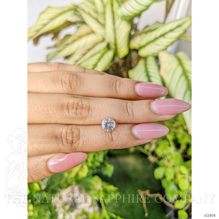 1.46 Ct. White Sapphire from Ceylon (Sri Lanka)