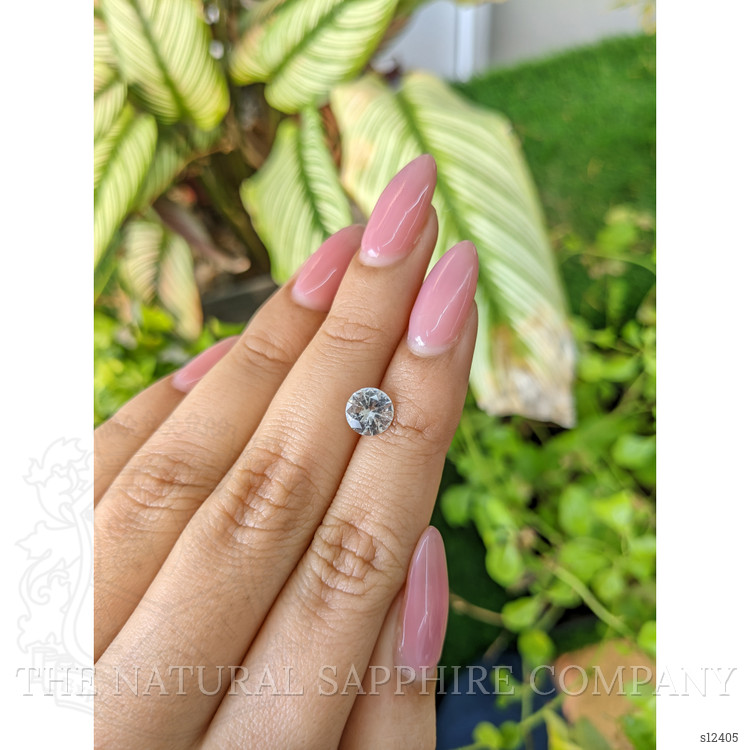 1.39 Ct. White Sapphire from Ceylon (Sri Lanka)