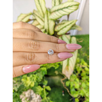 1.27 Ct. White Sapphire from Ceylon (Sri Lanka) Life Style