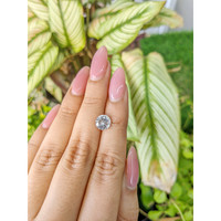 1.75 Ct. White Sapphire from Ceylon (Sri Lanka) Life Style