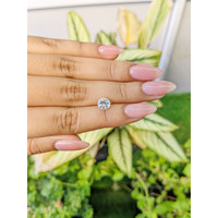 1.47 Ct. White Sapphire from Ceylon (Sri Lanka) Life Style