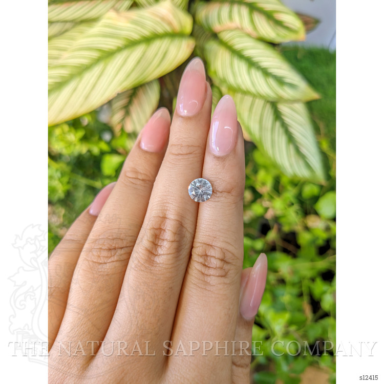 1.36 Ct. White Sapphire from Ceylon (Sri Lanka)