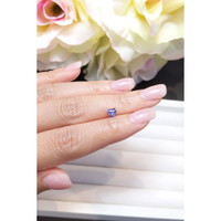 0.37 Ct. Blue Sapphire from Ceylon (Sri Lanka) Life Style