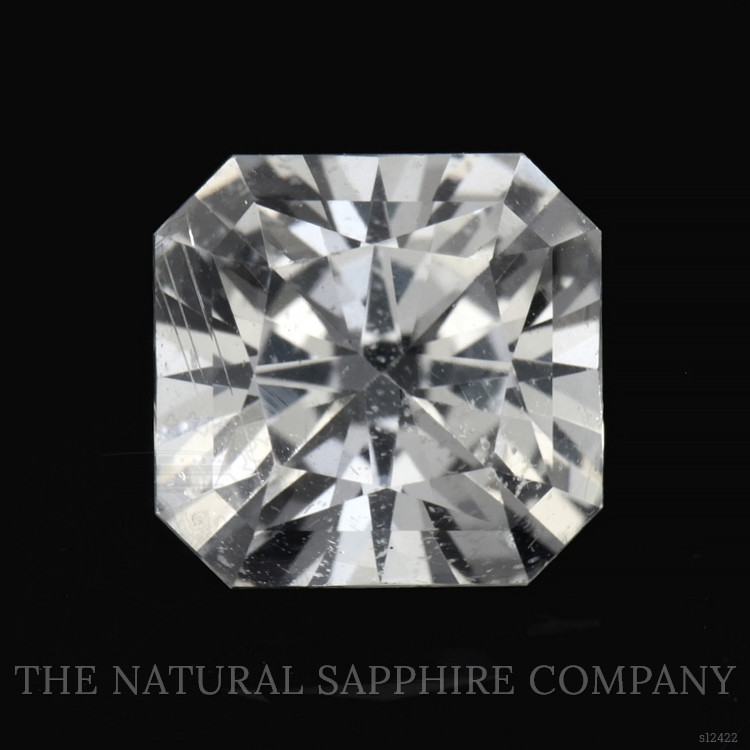 1.85 Ct. White Sapphire from Ceylon (Sri Lanka)