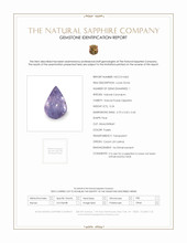 0.24 Ct. Purple Sapphire from Ceylon (Sri Lanka) Scan Report