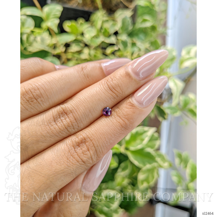 0.42 Ct. Purple Sapphire from Ceylon (Sri Lanka)