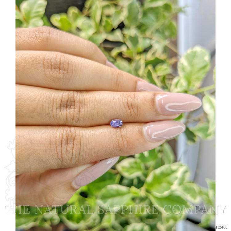 0.42 Ct. Purple Sapphire from Ceylon (Sri Lanka)