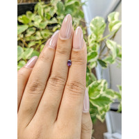0.33 Ct. Purple Sapphire from Ceylon (Sri Lanka) Life Style