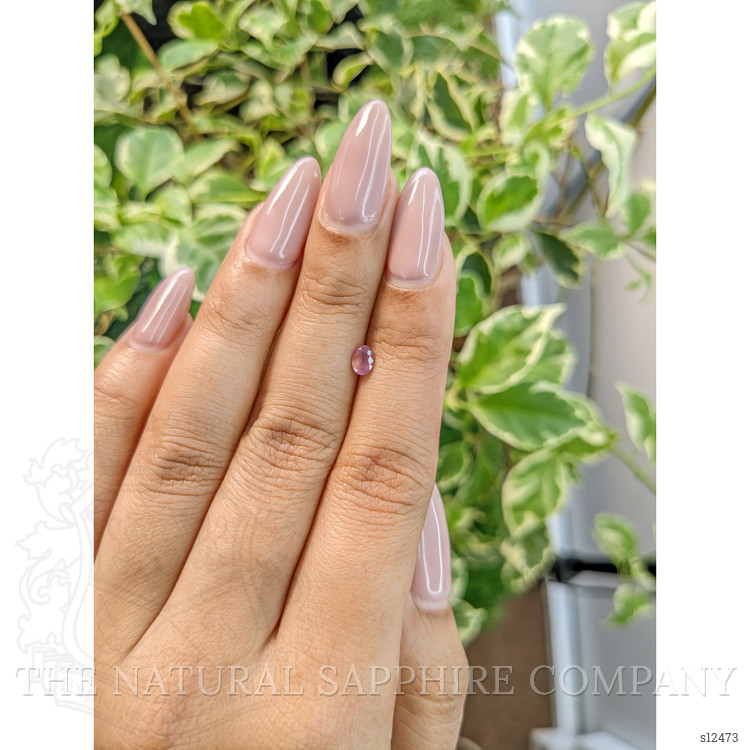 0.35 Ct. Purplish Pink Sapphire from Ceylon (Sri Lanka)
