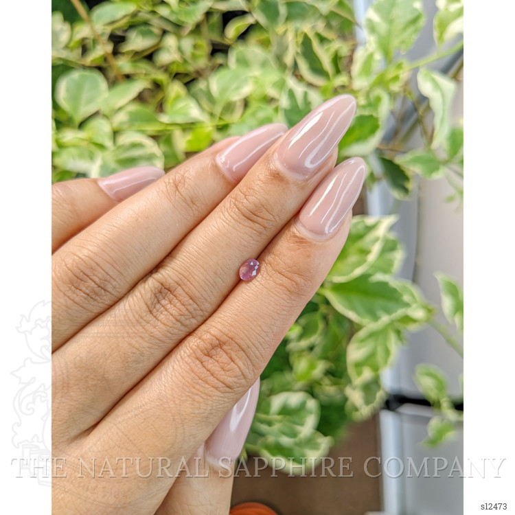 0.35 Ct. Purplish Pink Sapphire from Ceylon (Sri Lanka)